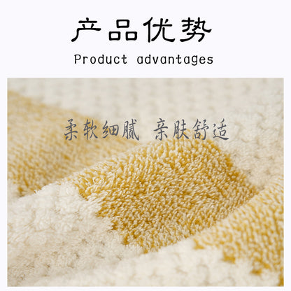 Bath Towel Coral Fleece Absorbent Shawl Beach Towel Warm Wrapping Large Bath Towel Thickened Quick-drying Swimming Gift Bath Towel