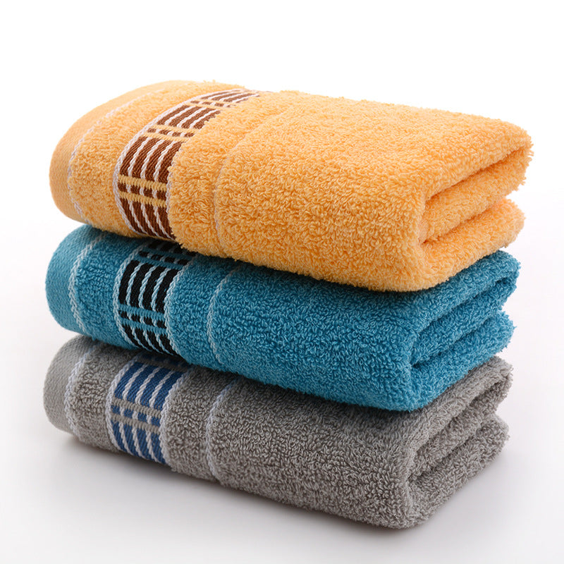 Wholesale cotton plain gold towel daily necessities face towel wedding gift Net red belt soft absorbent towel