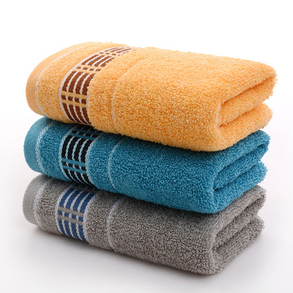 Wholesale cotton plain gold towel daily necessities face towel wedding gift Net red belt soft absorbent towel
