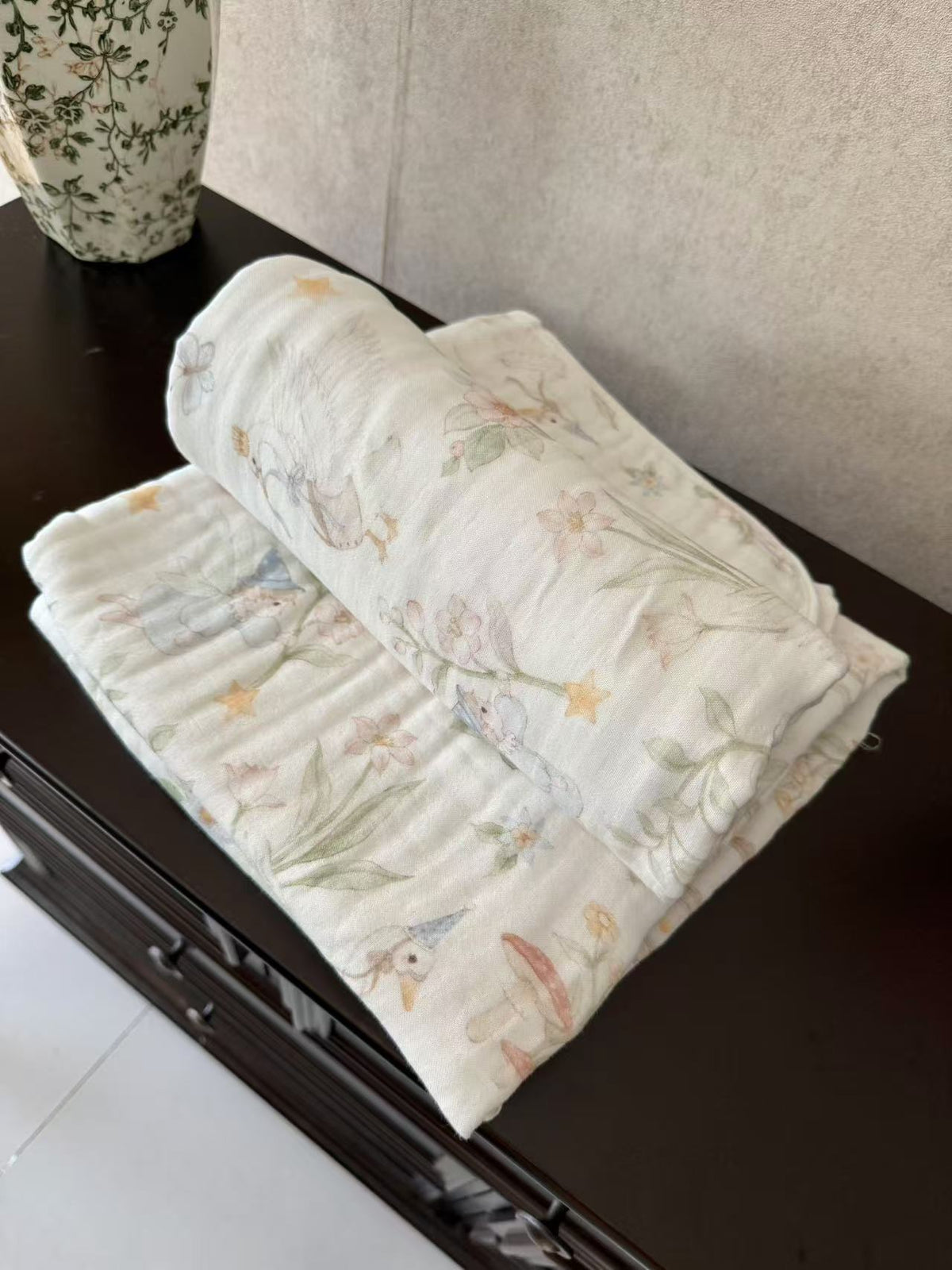 Bamboo Cotton Super Soft Class A Baby Blanket Six-Layer Interwoven Gauze Bath Towel Digital Non-Fluorescent Non-Pilling Sweat-Absorbing Breathable