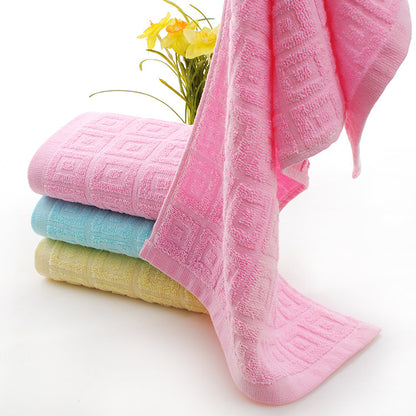 Wholesale cotton plain gold towel daily necessities face towel wedding gift Net red belt soft absorbent towel