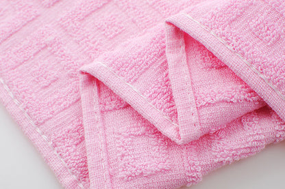 Wholesale cotton plain gold towel daily necessities face towel wedding gift Net red belt soft absorbent towel