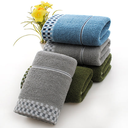 Wholesale cotton plain gold towel daily necessities face towel wedding gift Net red belt soft absorbent towel