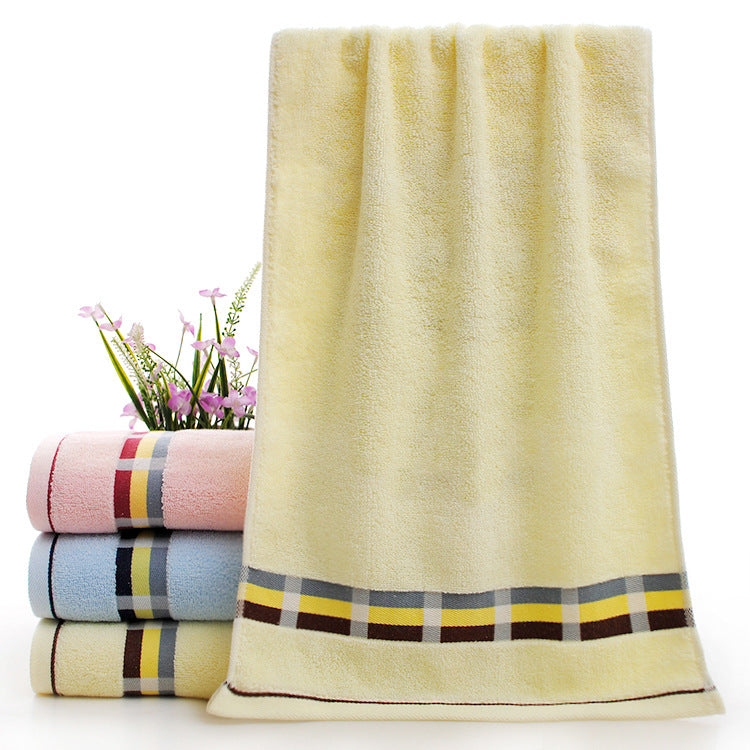 Wholesale cotton plain gold towel daily necessities face towel wedding gift Net red belt soft absorbent towel