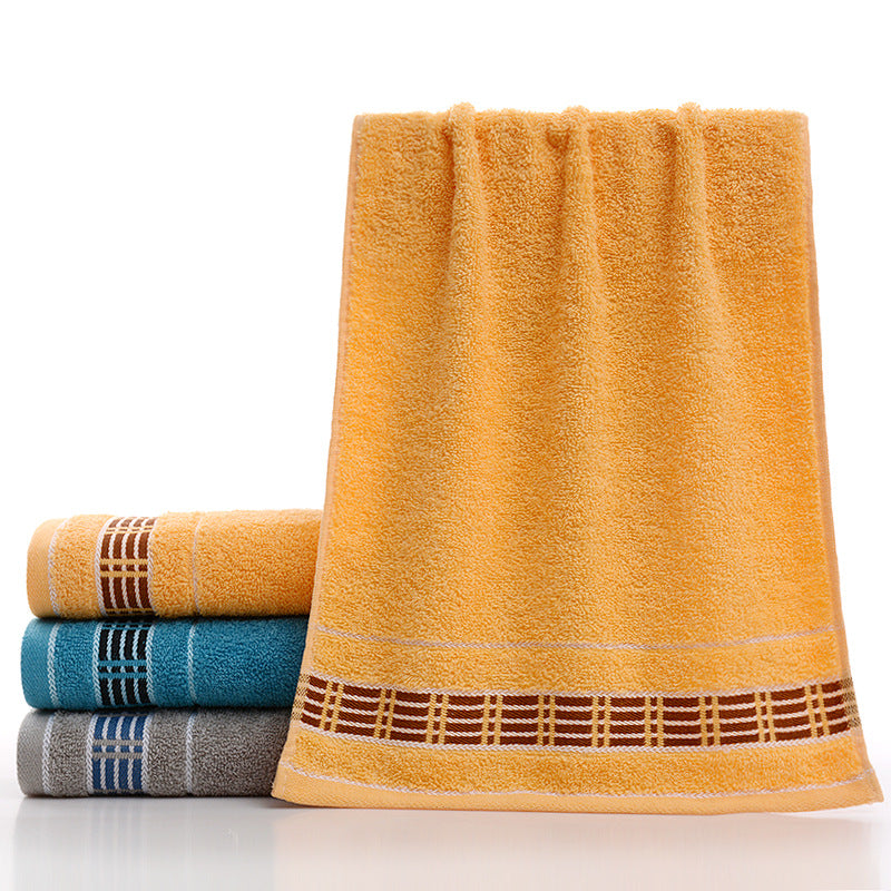 Wholesale cotton plain gold towel daily necessities face towel wedding gift Net red belt soft absorbent towel