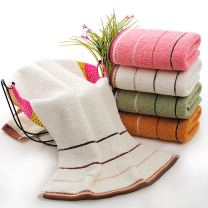 Wholesale cotton plain gold towel daily necessities face towel wedding gift Net red belt soft absorbent towel