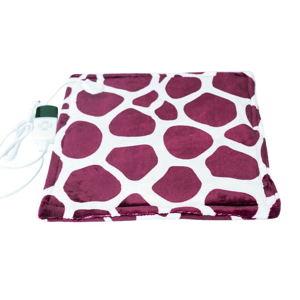 Electric Blanket, Small Single-Person Heating Blanket, Throw Blanket, Office Seat Cushion, Deer Pattern Heating Pad, Home Adjustable Warming Blanket