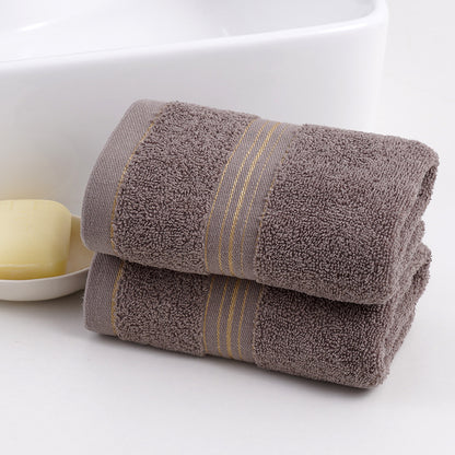 Wholesale cotton plain gold towel daily necessities face towel wedding gift Net red belt soft absorbent towel