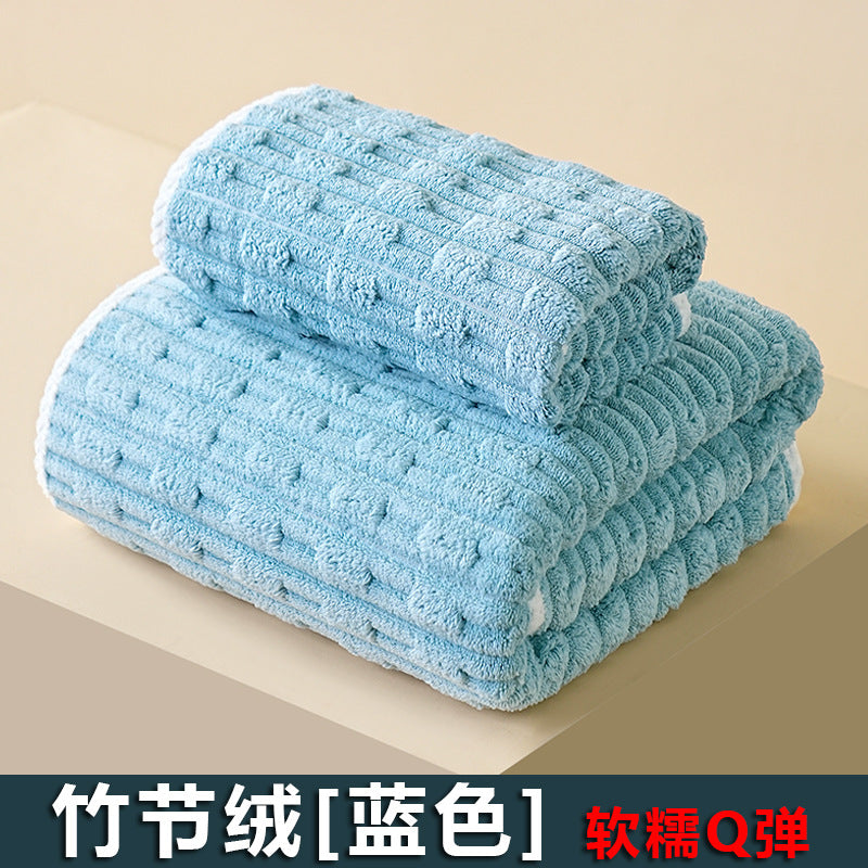 Bath Towel Coral Fleece Absorbent Shawl Beach Towel Warm Wrapping Large Bath Towel Thickened Quick-drying Swimming Gift Bath Towel