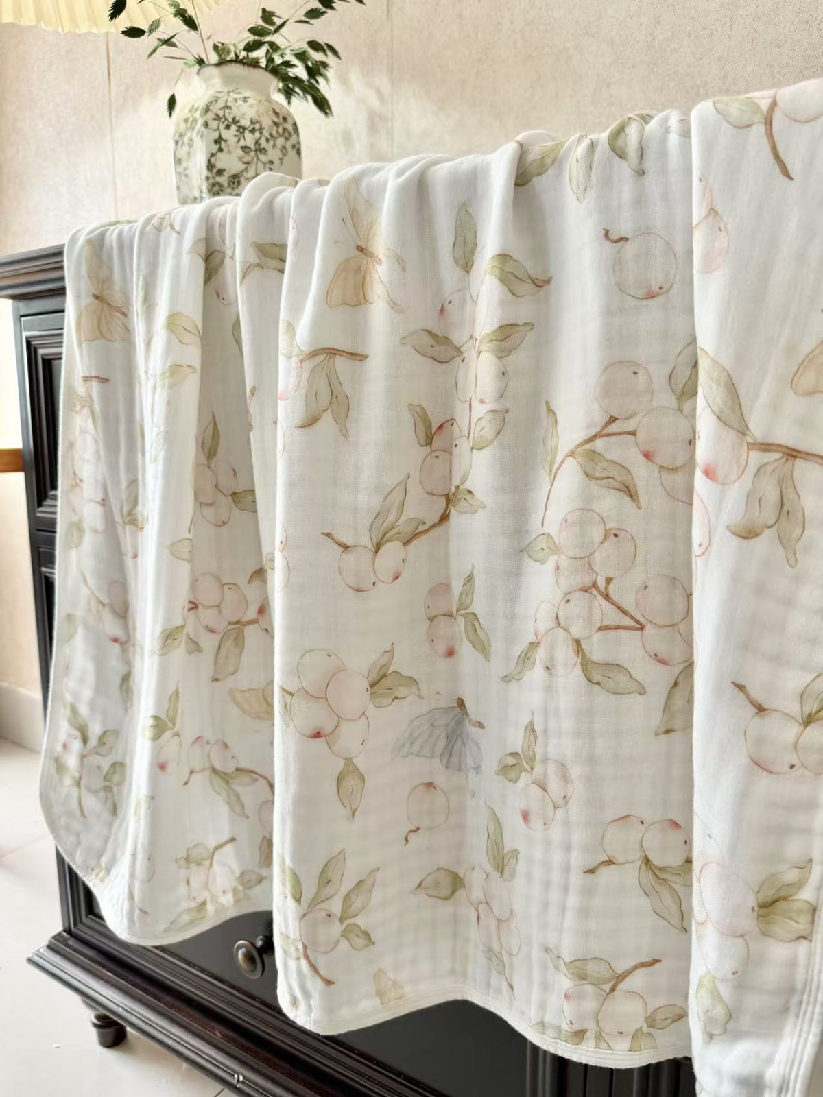 Bamboo Cotton Super Soft Class A Baby Blanket Six-Layer Interwoven Gauze Bath Towel Digital Non-Fluorescent Non-Pilling Sweat-Absorbing Breathable