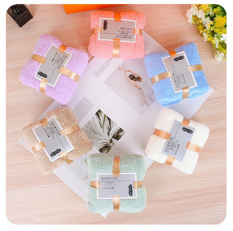 Holiday Towel Gift Box, Coral Velvet Bath Towel Three-Piece Set, Gift Box Set, Company Souvenirs, Can Be Printed with Logo, Wholesale
