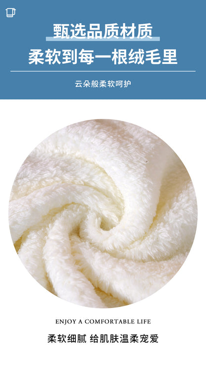 Holiday Towel Gift Box, Coral Velvet Bath Towel Three-Piece Set, Gift Box Set, Company Souvenirs, Can Be Printed with Logo, Wholesale