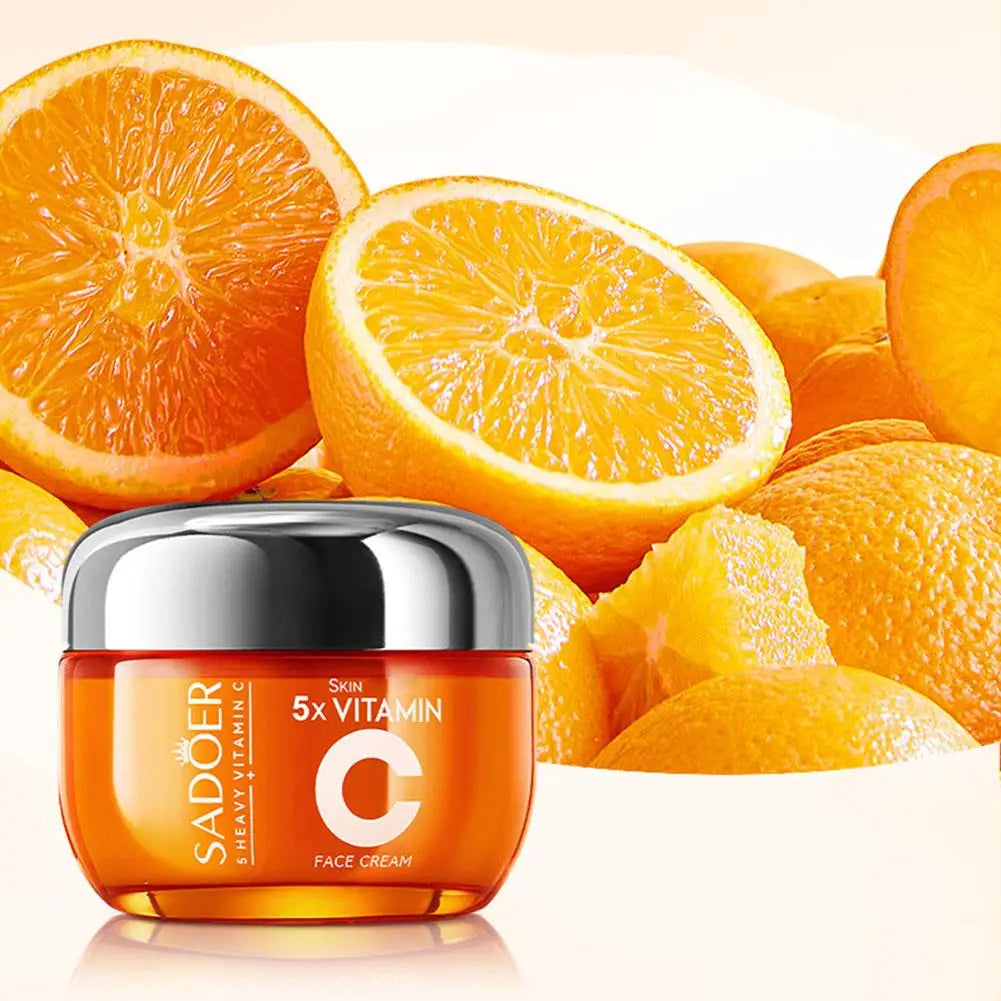 Vitamin C Firming and Brightening Korean Skincare Set with Serum and Cream