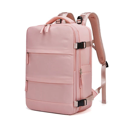 Women Laptop Backpack 15.6inch Teenage girl USB charging school Backpack Independent Shoe bag travel Backpack outdoor Backpack