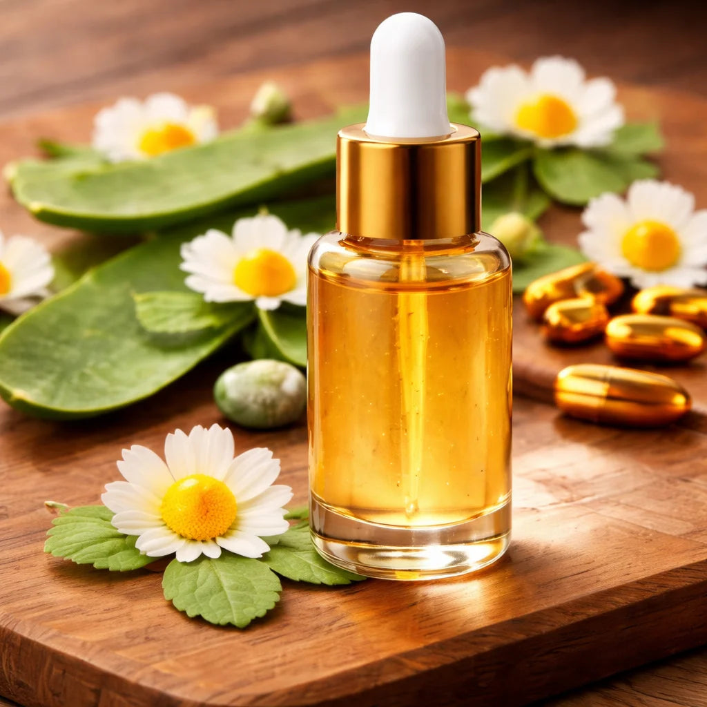 Custom Korean Vitamin C Serum Anti Aging Whitening Face Ampoule OEM