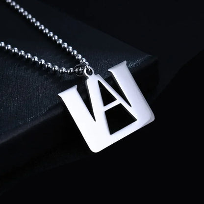 Anime My Hero Academia Pendant Necklace Boku No Hero Academia Stainless Steel Charm Necklace For Men Women Cosplay Jewelry Gifts