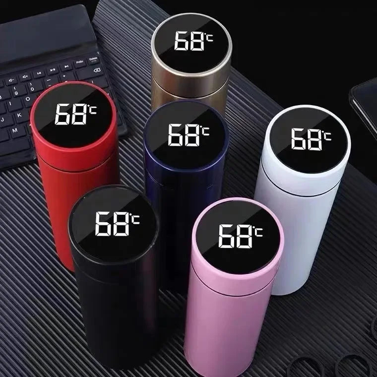 500ML Intelligent Insulated Mug Thermos Flask Tea Water Separation Stainless Steel Vacuum Kettle Coffee Mug Thermos Mug