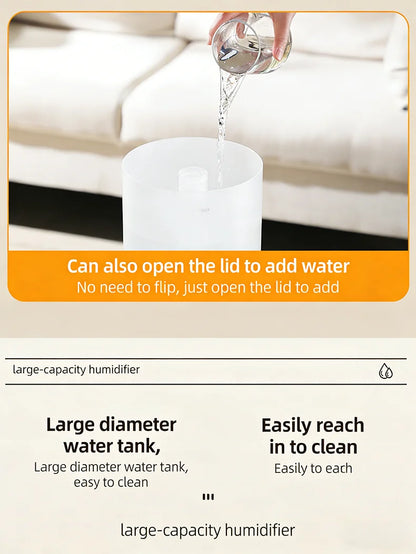 4L Large Capacity Air Humidifier with Remote Control Timer Plant Mist Aroma Diffuser for Home Office - Humidifier
