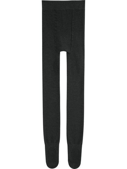 ZIQIAO Gray Slightly Compressed Slimming Pantyhose 2025 New Coffee-colored Leggings