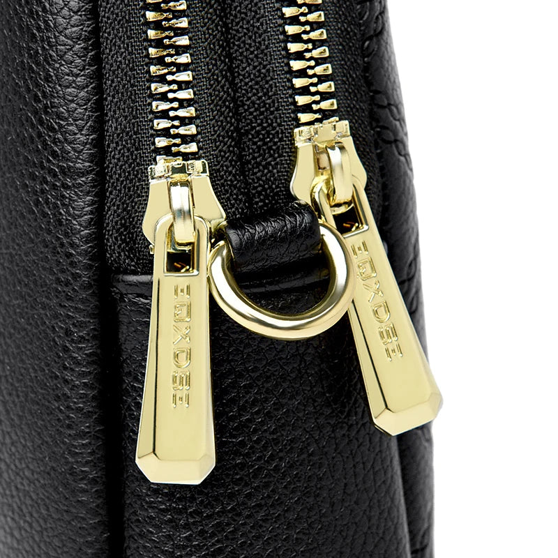 Fashion Women Shoulder Bags High Quality Leather Crossbody Bag Small Purse Simple Design Ladies Solid Color Messenger Sac A Main