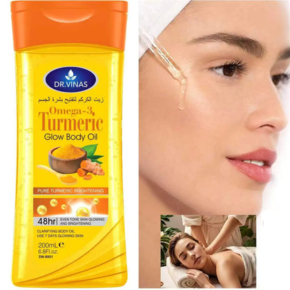 200mlBody OilTurmeric Omega-3 Glow Body Oil Body Oil Skin Care Oil
