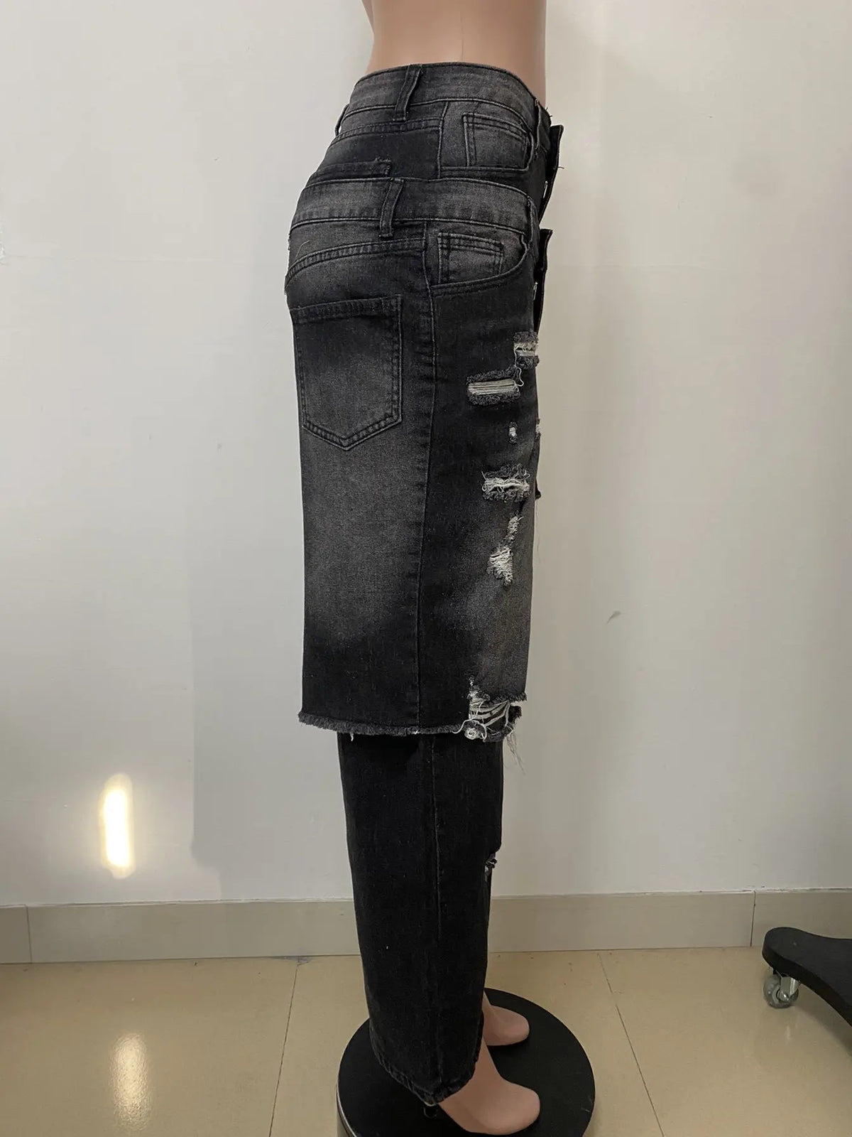 Streetwear Wide Leg Jeans Cargo Pants Sexy Women High Waist Elegant High Street Denim Loose Trousers