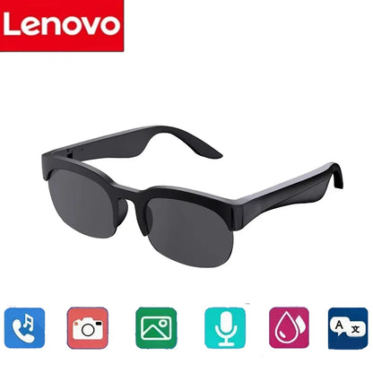 Lenovo AI Smart Glasses AI Translation HD Hands-Free Calling  AI Chat Logging Music Playback 8K Smart Sunglasses 2026 New