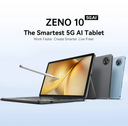 Blackview ZENO 10 5G AI Tablet,T8200 Ocat Core,11" FHD+ 90Hz Display, Smart tablets android 15 Pad PC With Bluetooth планшет