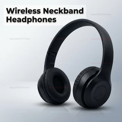 Wireless Bluetooth Headphones Head Mounted P47 Foldable Bass Sport Earphones Universal for Mobile Computer PC Gaming Running Gym