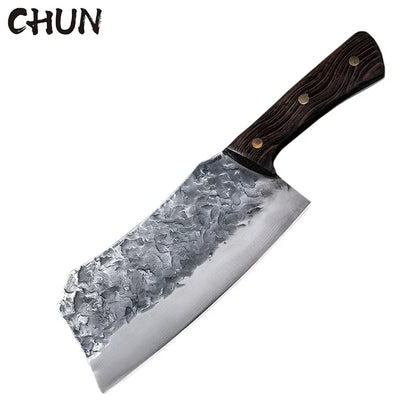 5CR15 Handmade Chopping Cleaver Butcher Knife High Carbon Steel Kitchen Chef Knife Sets Forged Blade Cooking Knives Set Cleaver