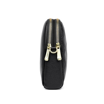 Fashion Women Shoulder Bags High Quality Leather Crossbody Bag Small Purse Simple Design Ladies Solid Color Messenger Sac A Main
