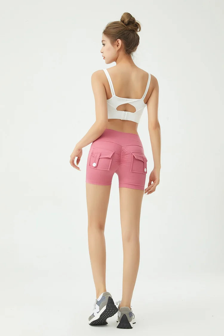 Peach Butt Fitness Shorts Women&