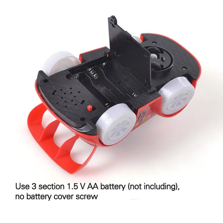 Cool Electric Steering Model Music Lights Dazzling Toy Car Boy Birthday Best Gift