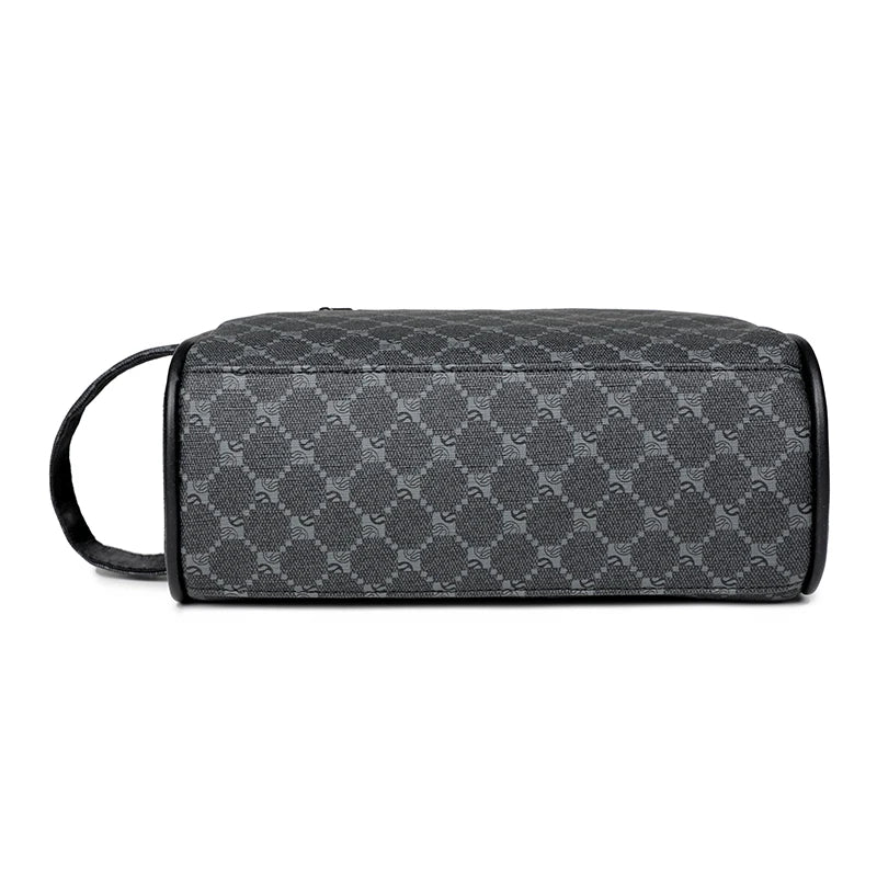 Business Men's Clutch Bag High Quality Printing Leather Handbag Phone Purse Fashion Clutches Luxury Men Birthday Gift Clutch Bag