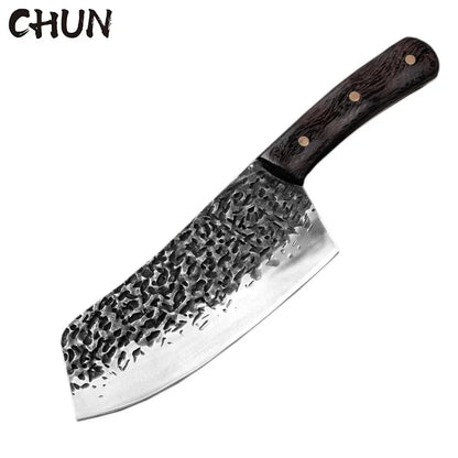 5CR15 Handmade Chopping Cleaver Butcher Knife High Carbon Steel Kitchen Chef Knife Sets Forged Blade Cooking Knives Set Cleaver