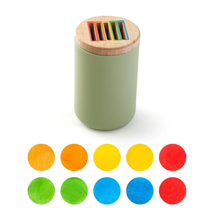 Baby Toys Montessori Silicone Educational Toys Cognitive Toys Color Matching Bucket Toddler Toys Sensor Game Baby Games 2 Years
