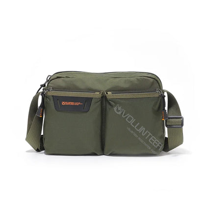 VOLUNTEER Messenger Crossbody Bags for Men Oxford Side Letter Print Fashion Light Weight Protable Versatile Shoulder Bag 1802-18