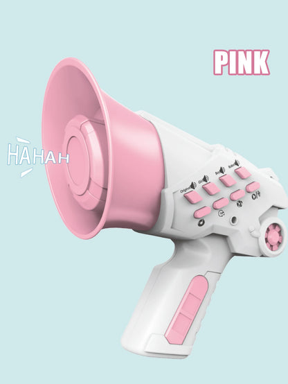 Voice Changer Amplifier, Megaphone Speaker Siren Bullhorn Toys Portable Smart Multi Voice Changers Handheld Loudspeaker