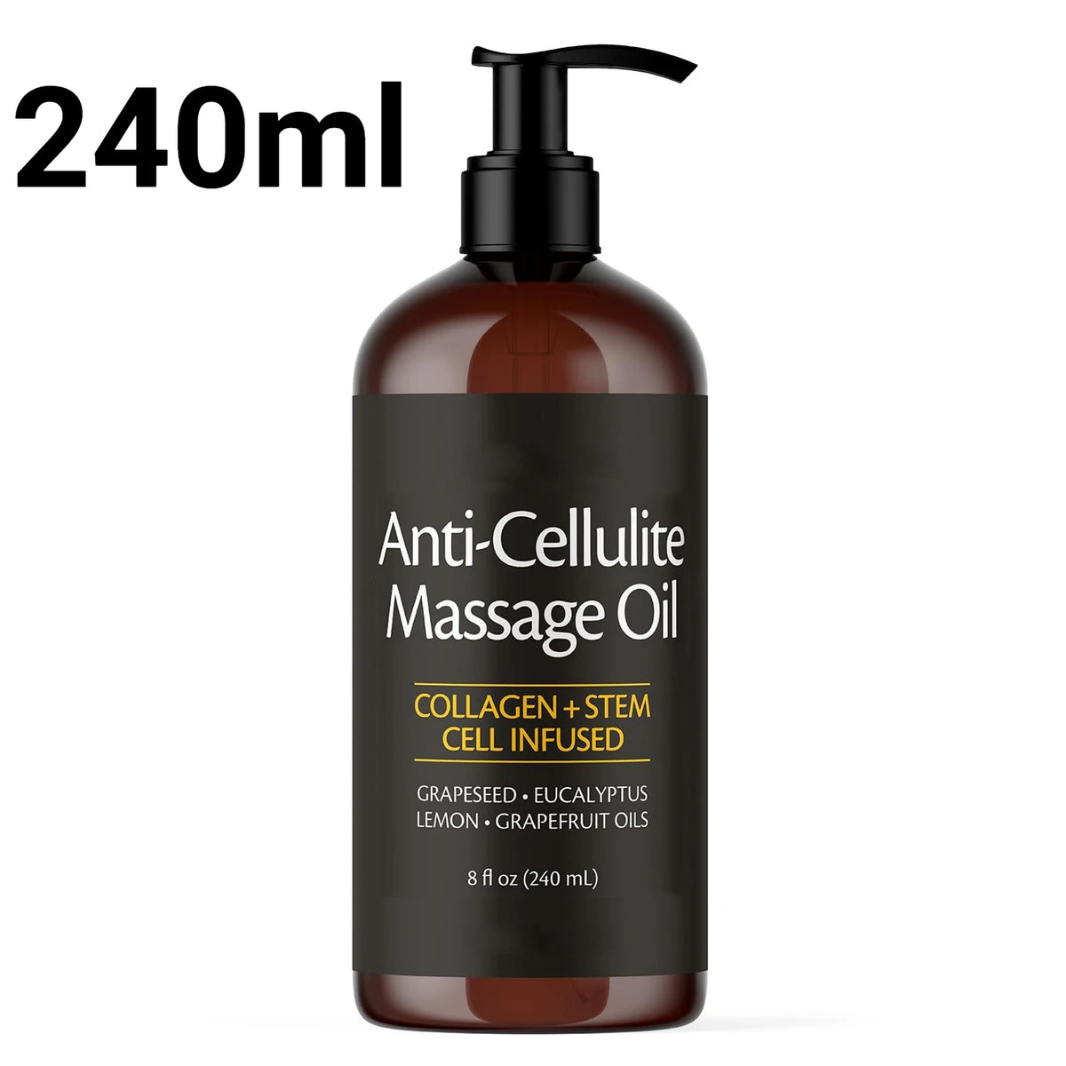 Anti-cellulite Body Massage Oil 240/100ml Natural Aromatherapy Relaxing Soothing Skin Care Essential Oil for Full Body Massage