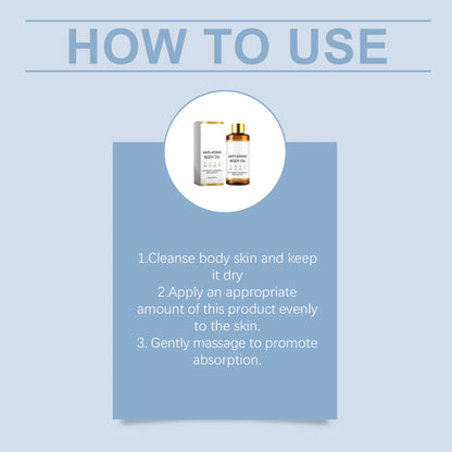 Revitalizing Body Oil Improve Dull Skin Boost Skin Elasticity Brightening Lightweight Fast Absorbing Hydrating Body Massage Oil