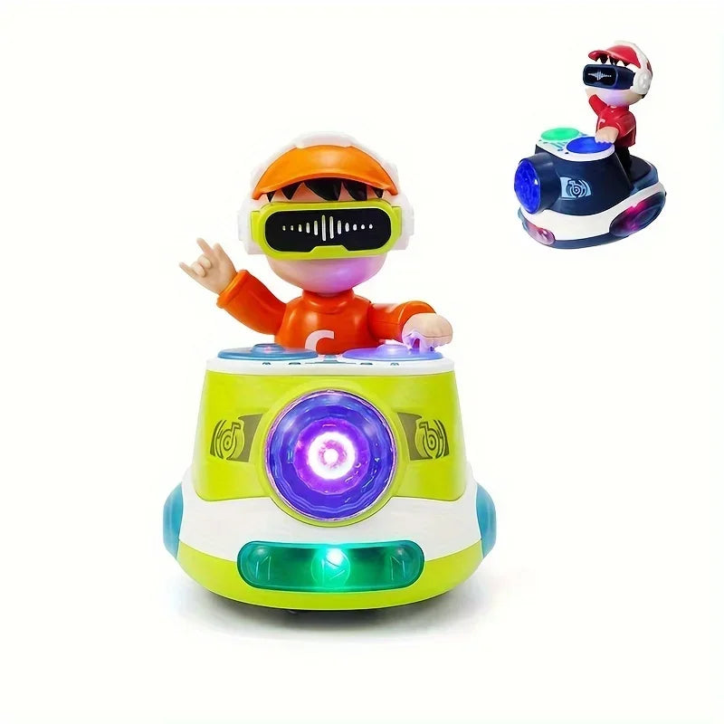 Bouncing DJ Boy Musical Toys for Baby Tummy Time Toy Toddler Early Educational Music Toy Sensory Birthday Gift for Boys Girls