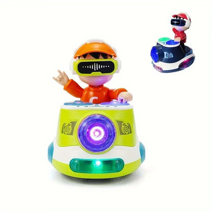 Bouncing DJ Boy Musical Toys for Baby Tummy Time Toy Toddler Early Educational Music Toy Sensory Birthday Gift for Boys Girls