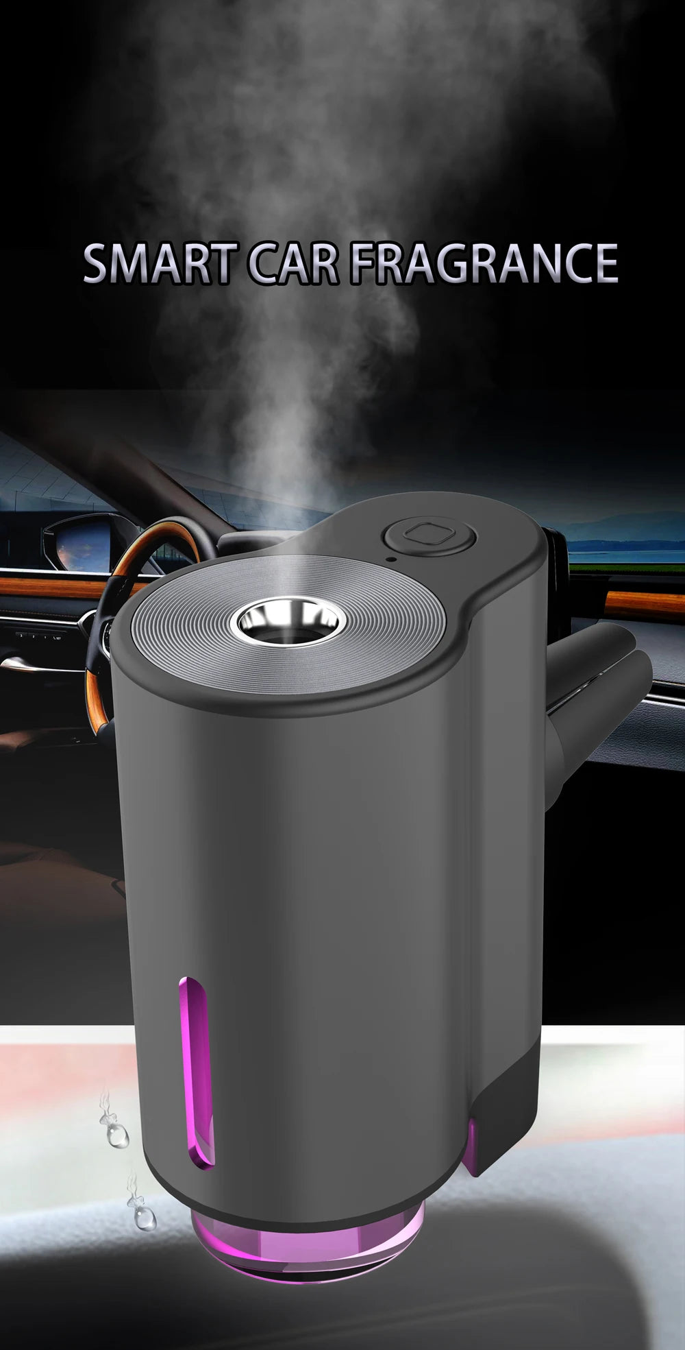 Flavoring For Cars Air Vent Outlet Odor Car Air Freshener Fragrance Spray Aroma Diffuser Essential Oils Diffuser
