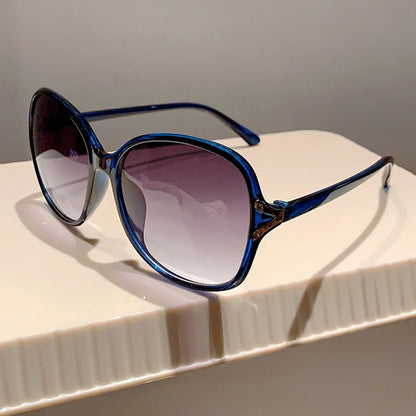 KAMMPT Trendy Blue Decoration Shades Origin Brand Driving Beach Sunglasses Fashion Square Design Sun Glasses for Women's