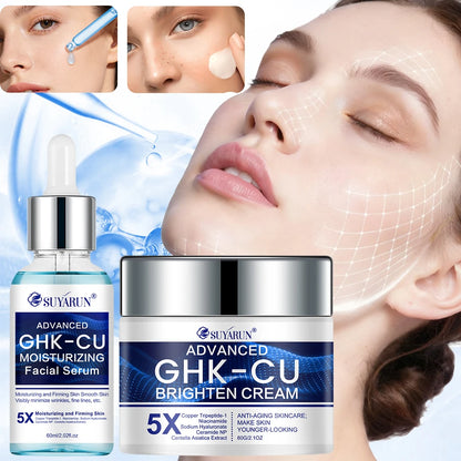 Suyarun GHK Cu Cream And Serum Anti Aging Facial Moisturizer For Women