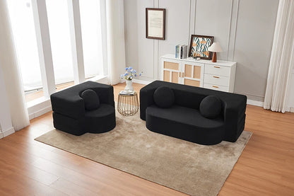 Classic French Living Room Sofas Boneless Modular Retro Glam Living Room Sofas Bedroom Universal Canape Compressé Home Furniture