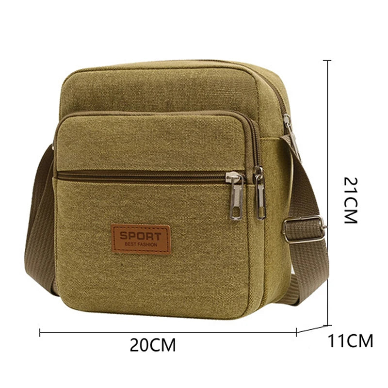 Men's Shoulder Bag Large Capacity Leisure Simplicity Lightweight Versatile Fashionable Backpack Male's Crossbody Bags