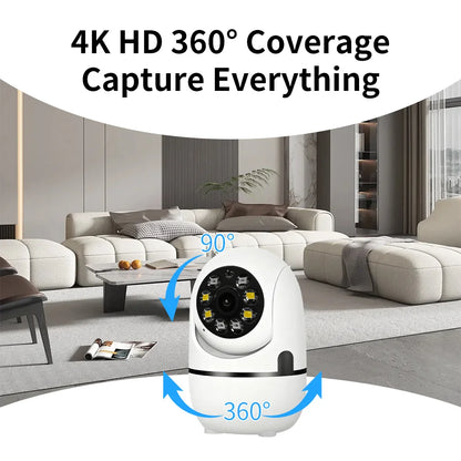 Bezsecure 5MP Wifi Camera Indoor IP Cameras For Home Security Color Night Vision Motion Detection CCTV Camera O-Kam pro APP