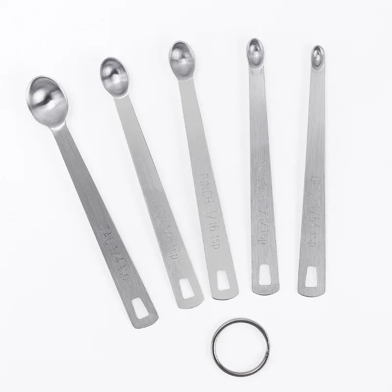 Stainless Steel Mini Measuring Spoon Kitchen Salt Spoon Seasoning Measuring Spoon With Graduations Ideal for Baking Tools