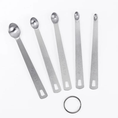 Stainless Steel Mini Measuring Spoon Kitchen Salt Spoon Seasoning Measuring Spoon With Graduations Ideal for Baking Tools